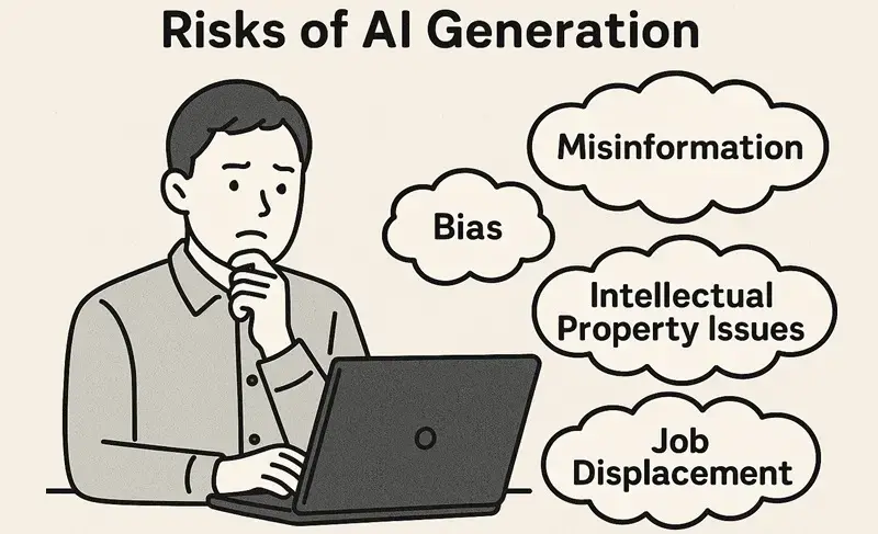 生成AIのリスクや危険性とは？導入・活用時のリスクマネジメントを解説