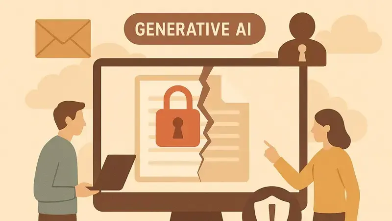 生成AIで情報漏洩は起こる？事例を交えて要因と対策方法を解説