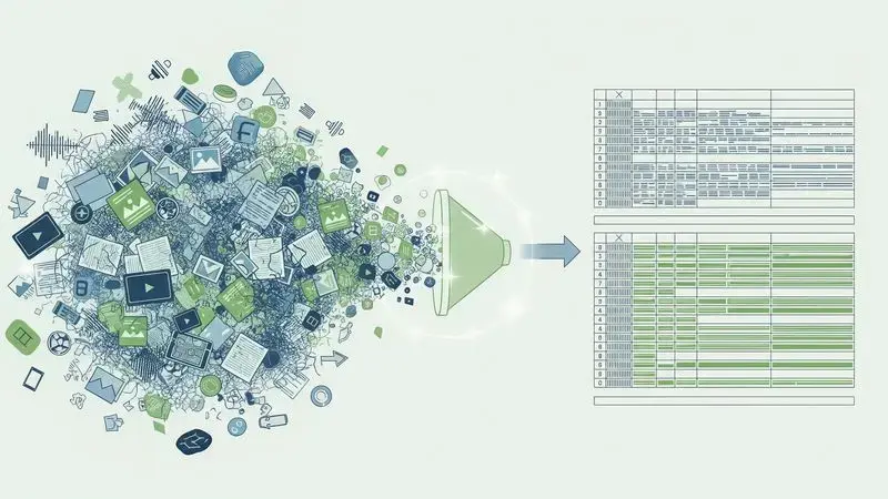 非構造化データを構造化データへ変換するには？構造化の重要性と手順を解説
