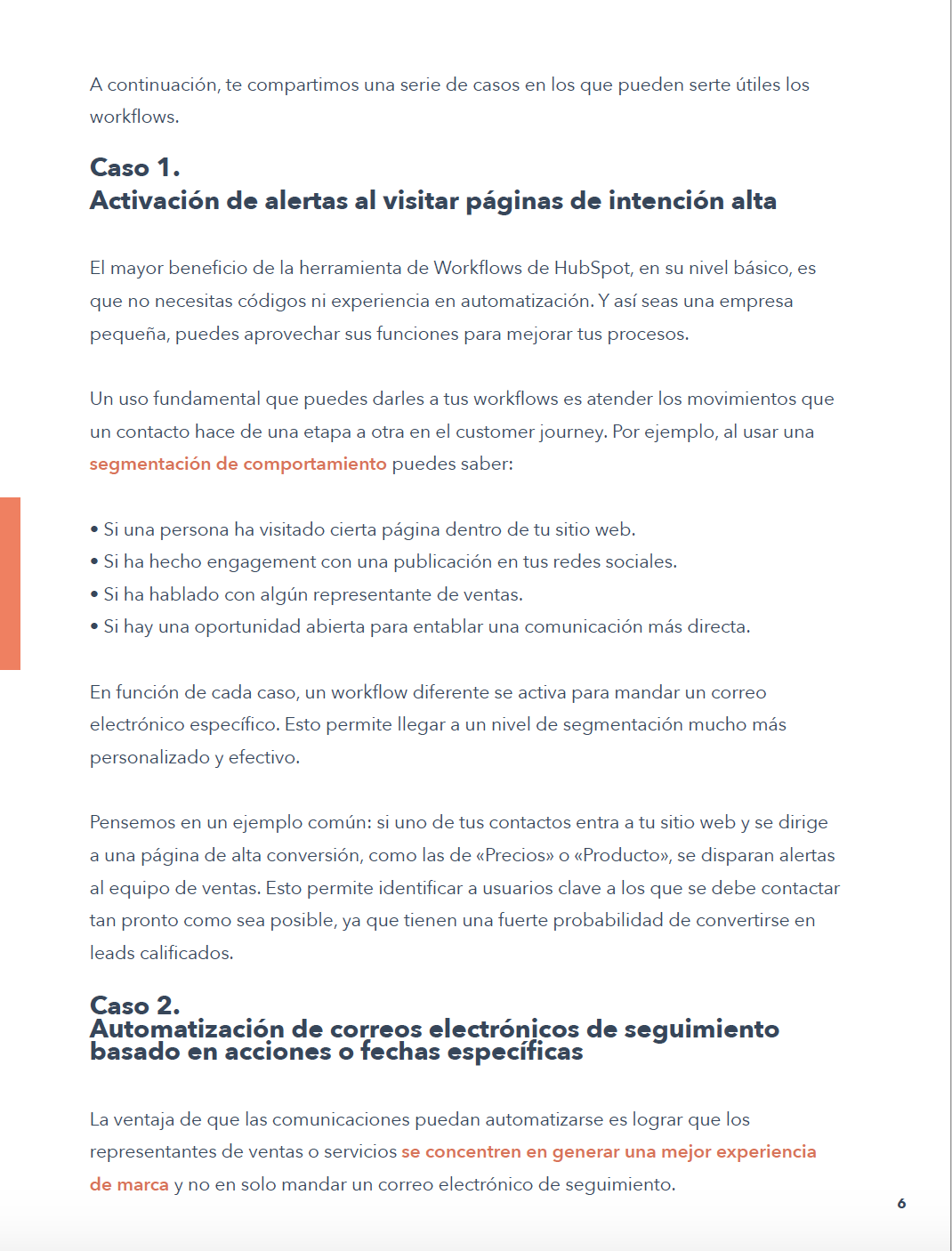 Cómo usar la función de workflows en HubSpot