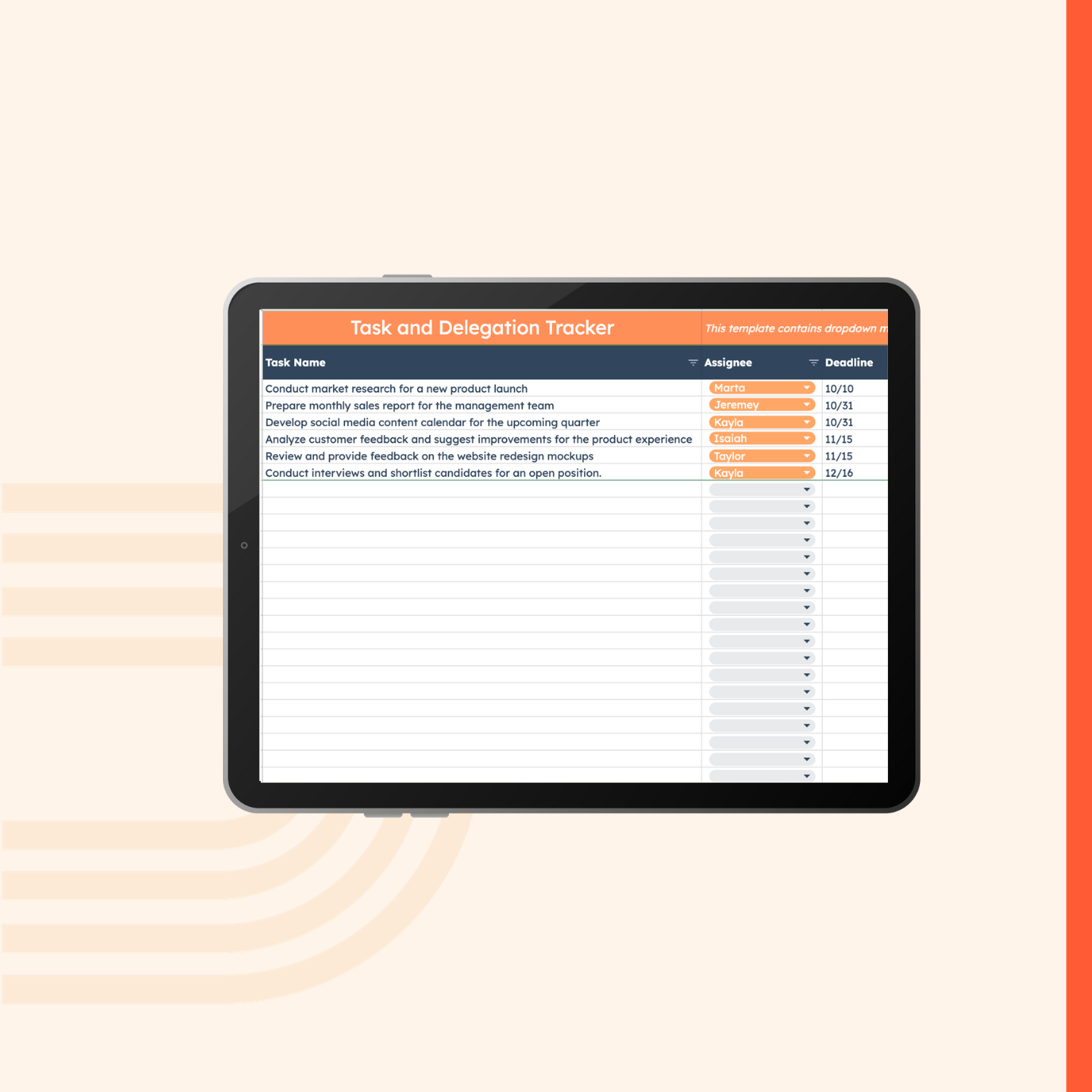 HubSpot's Time Management Templates - 3