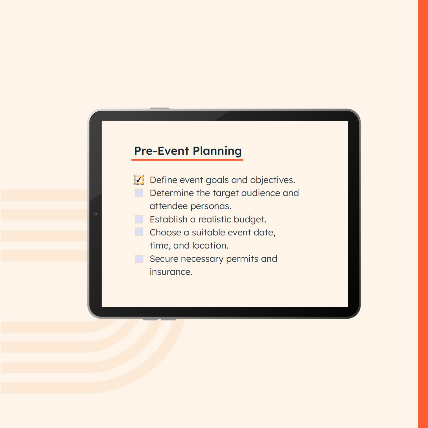 Image Carousel - Event Planning Checklist - 1