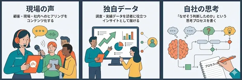 独自性の高いコンテンツを作る方法