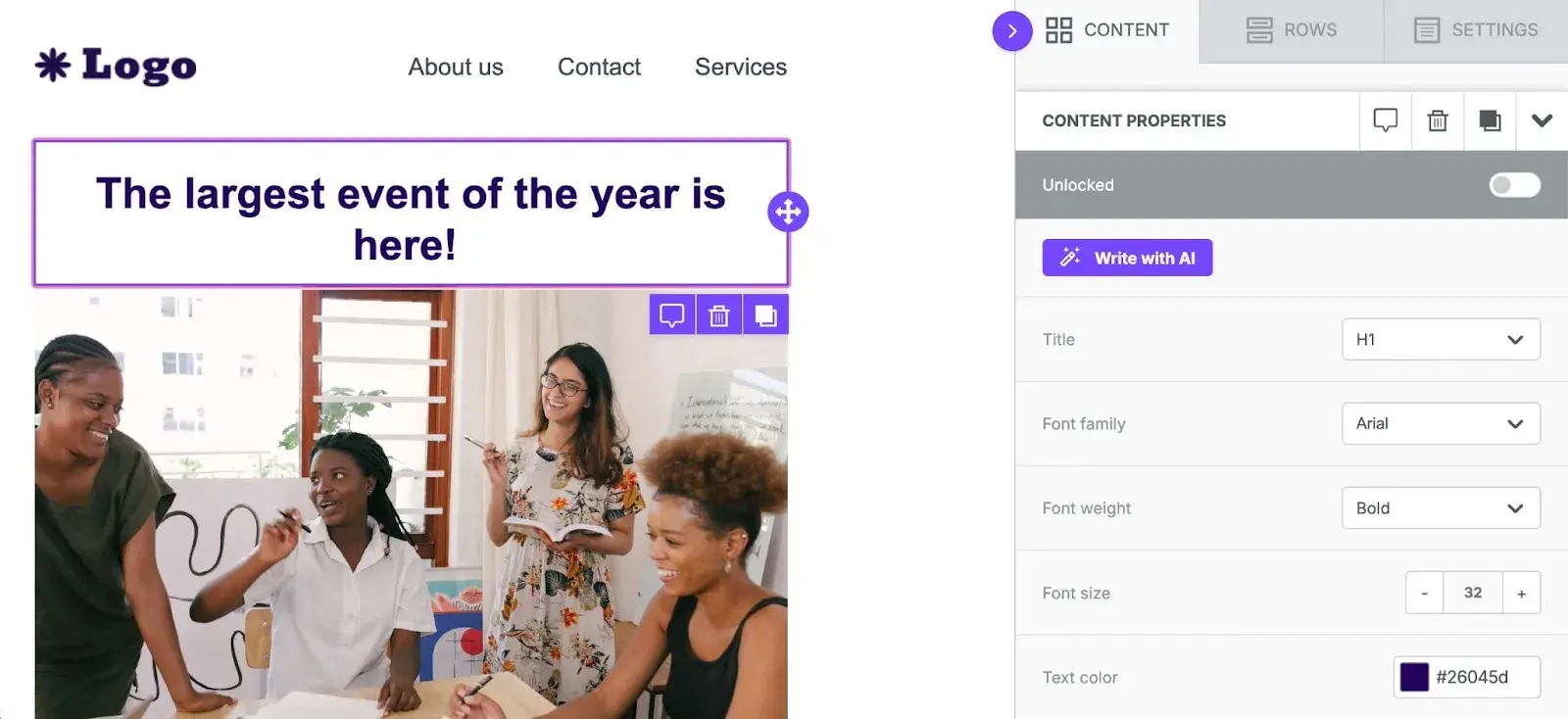 automatically generate alt text for images, gifs, icons, and stickers. multilingual design: leverage beefrees ai writing assistant to create multiple-language versions of your emails, including english, spanish, french, german, italian, portuguese, dutch, russian, chinese, and korean.alt image generator: create high-quality ai-generated images directly in the builder and add them to your email or page designs. powered by stable diffusion from stability. price: beefrees starter plan is free to use. paid plans start at $25 per month.