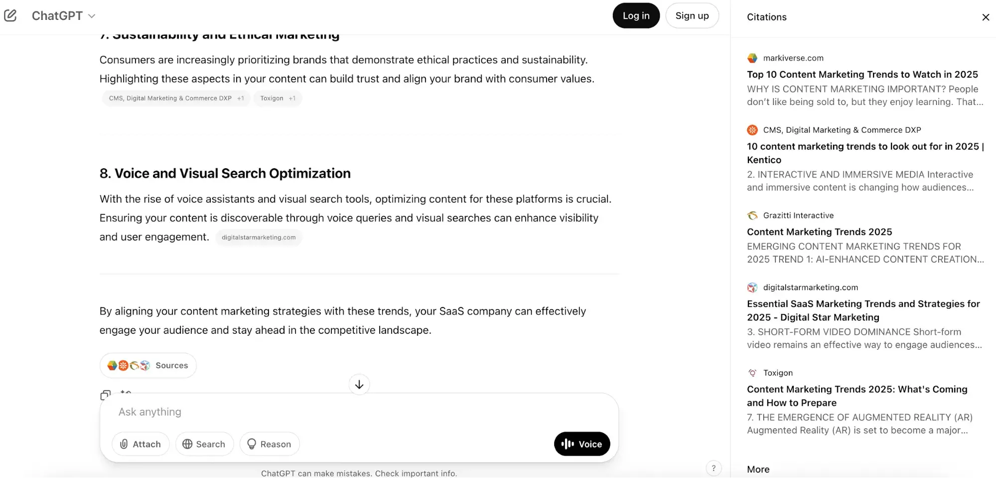 screenshot of chatgpts search results with a column of citations in the right sidebar. https://chatgpt.com/