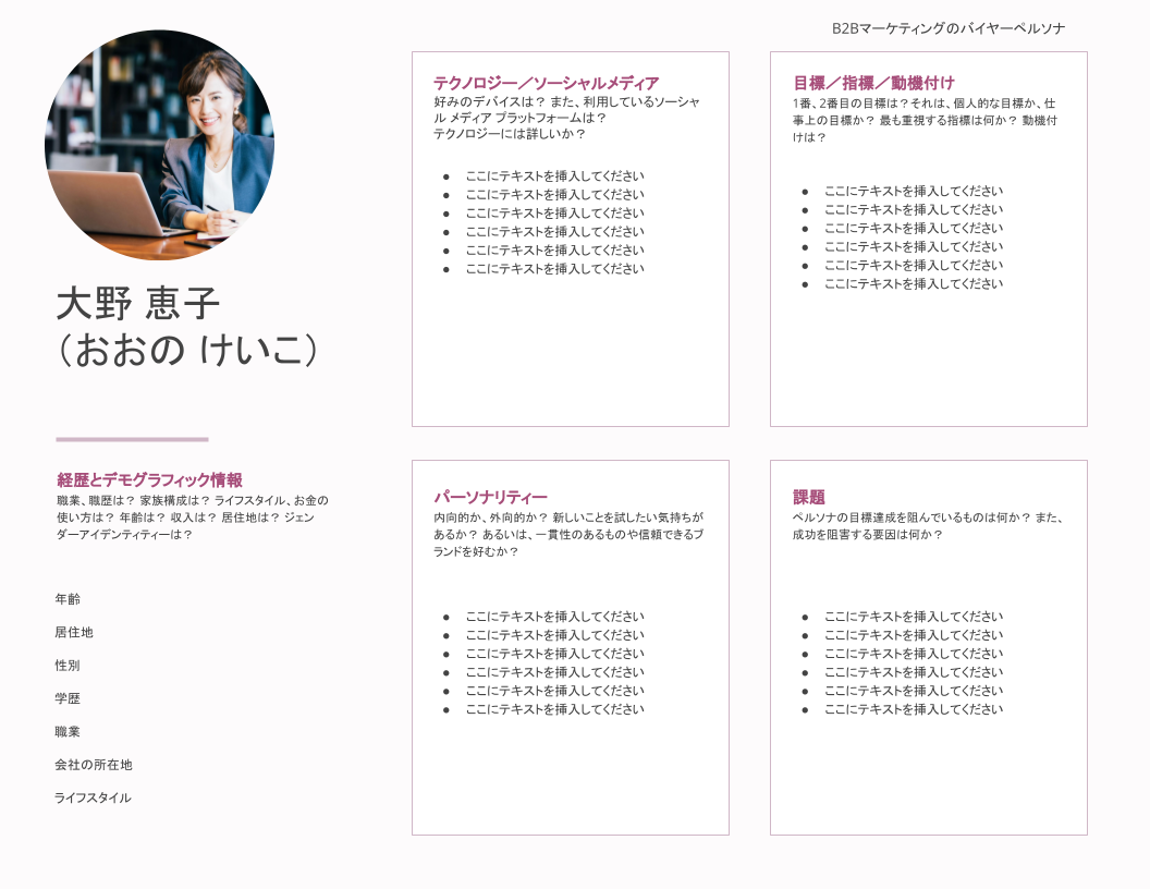 HubSpotのバイヤーペルソナ作成ガイド（テンプレート付き）_04
