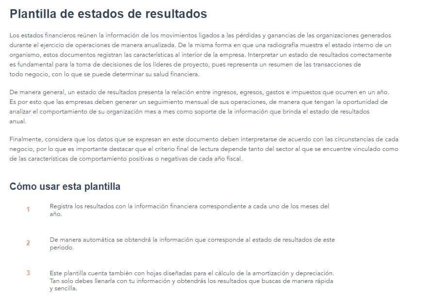 Cómo hacer un estado de resultados 2