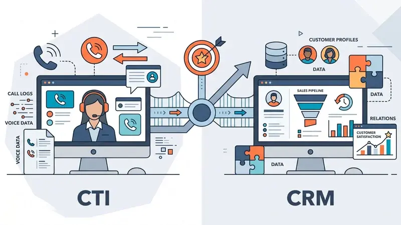CTIとCRMの違いとは？連携方法と導入すべきシステムの選定基準