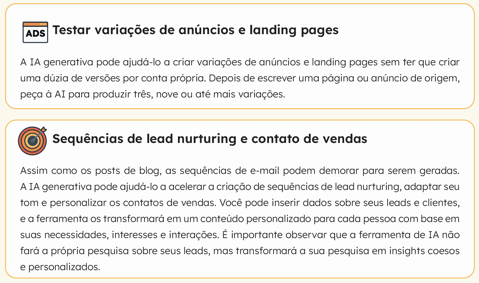 exemplo de como usar a IA generativa