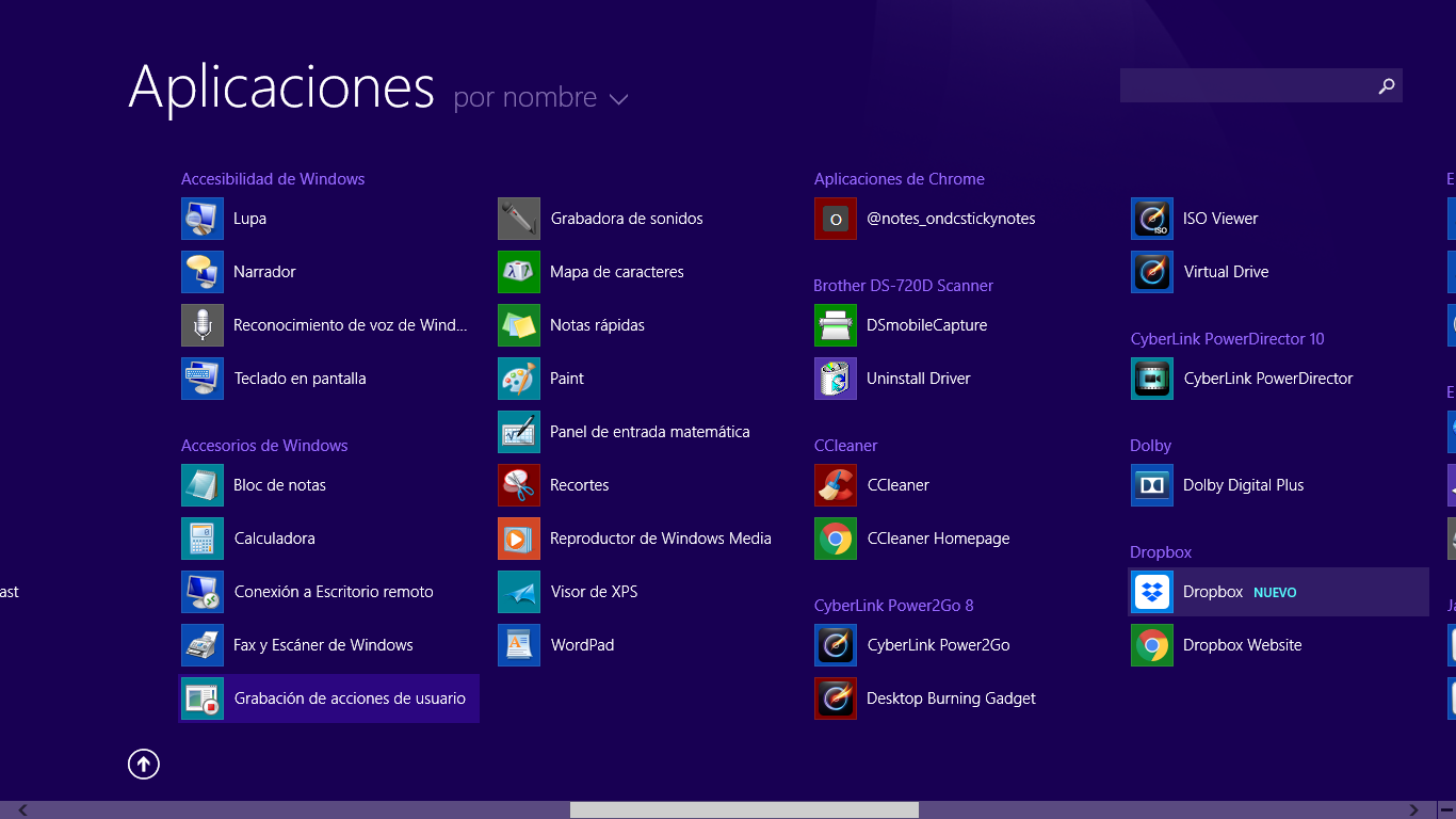 Herramienta Grabación de acciones de usuario para grabar pantalla en Windows 10