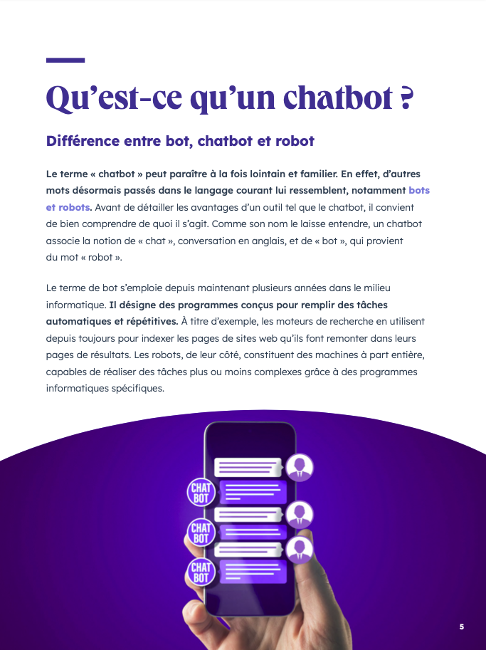 Qu’est-ce qu’un chatbot ?