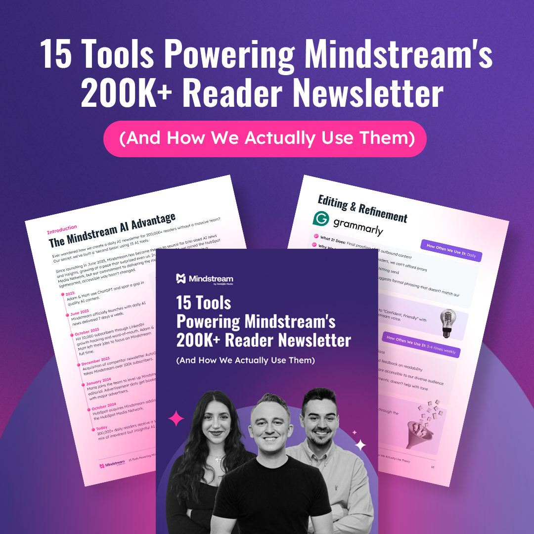 How Mindstream Uses AI Tooling [Free Download]
