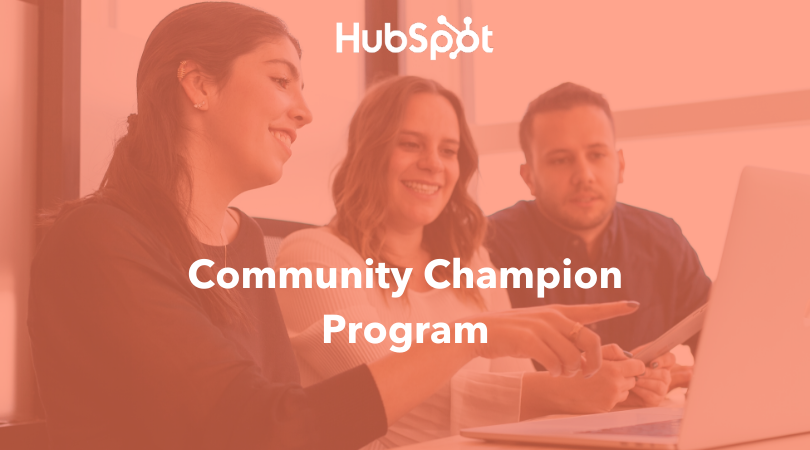 HubSpot Community Champions Program