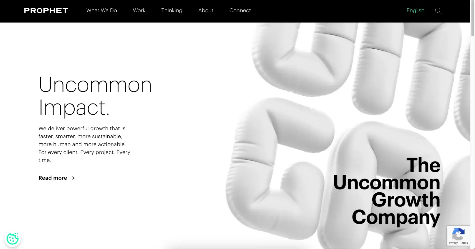 marketing agency website design example