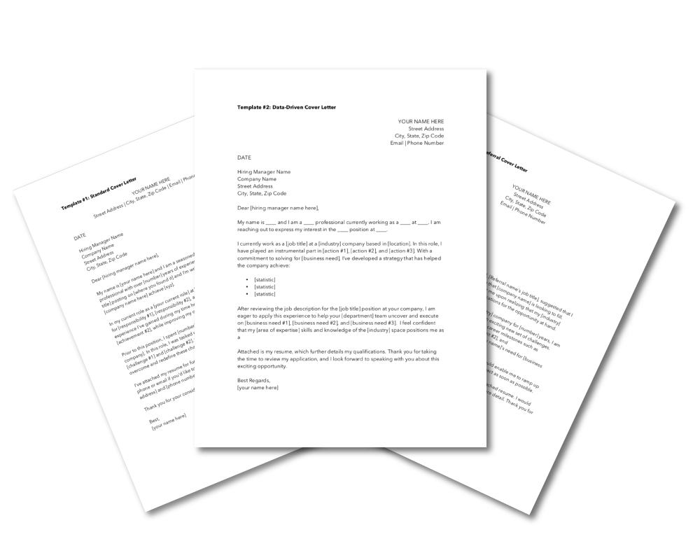 5 Professional Cover Letter Templates