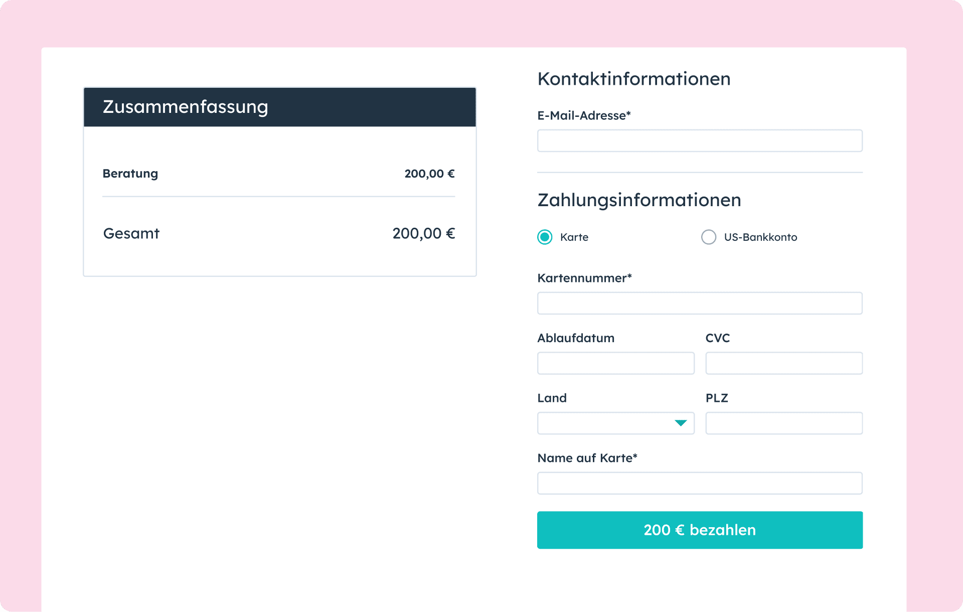 Checkout-Seite