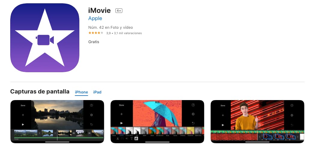 Cómo subir videos a Instagram: editor iMovie