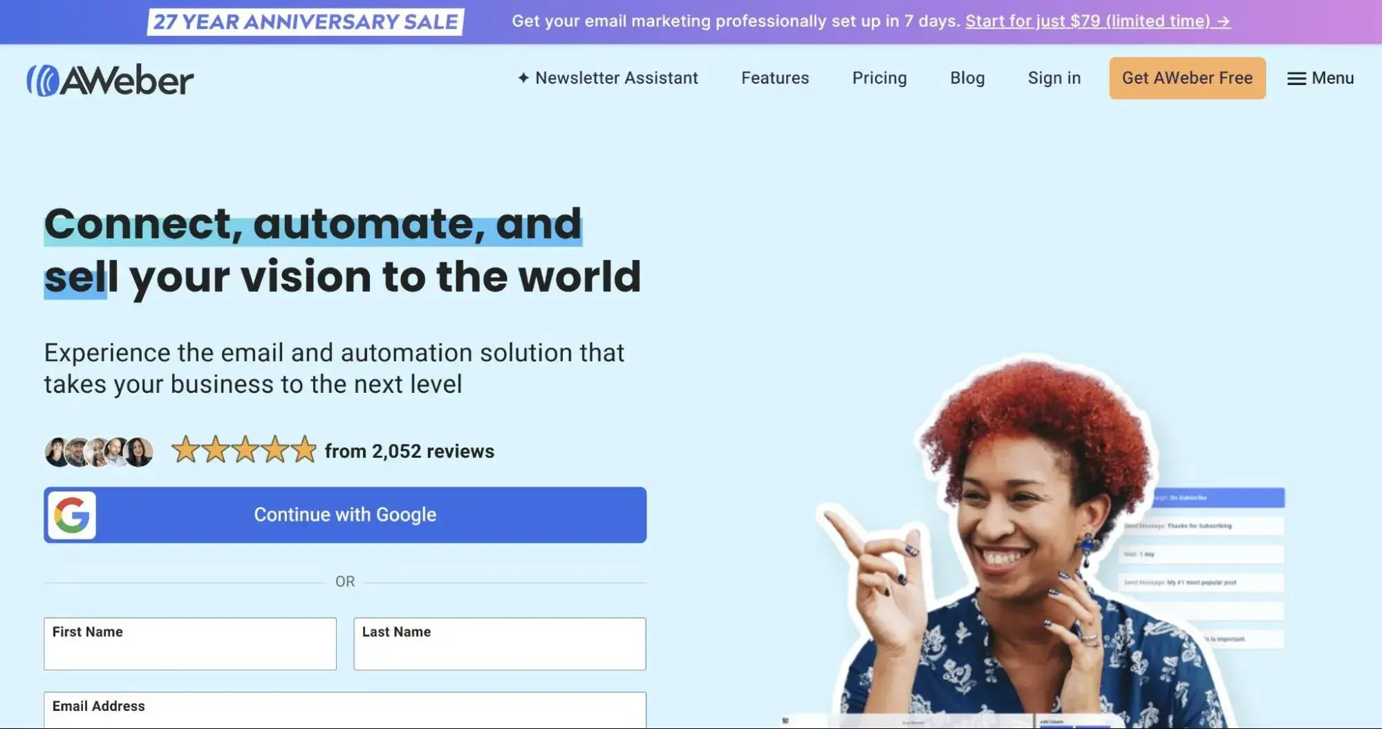 aweber email marketing software
