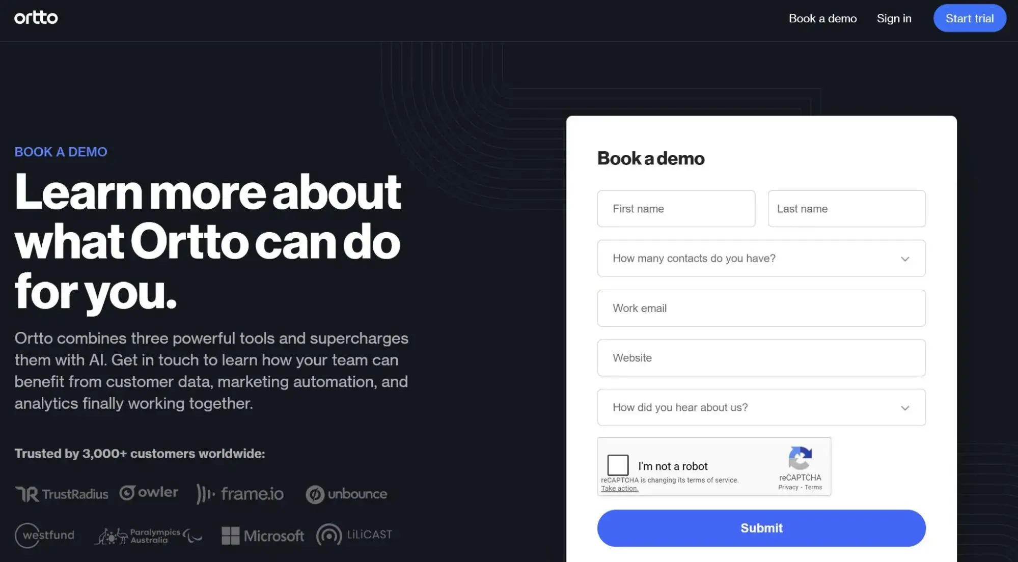 ortto email marketing software