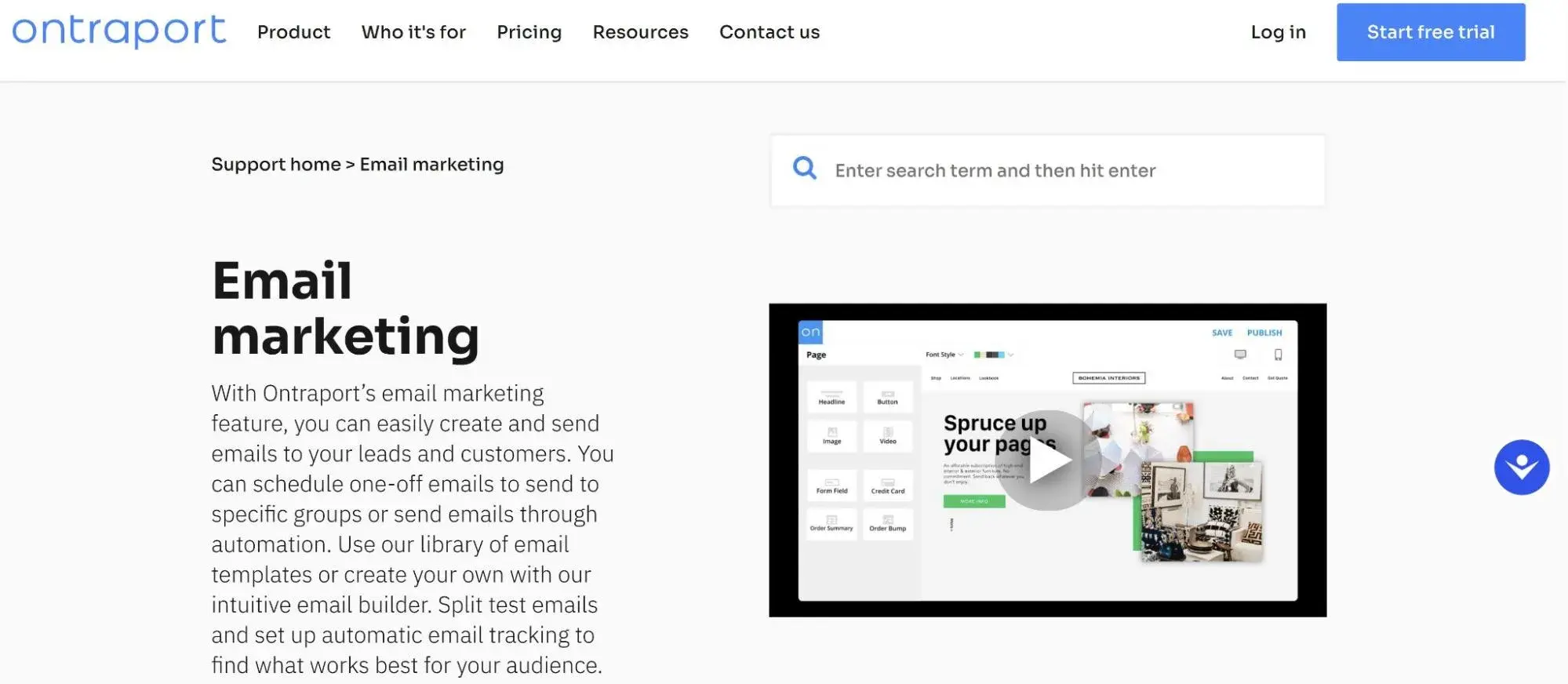 ontraport email marketing software