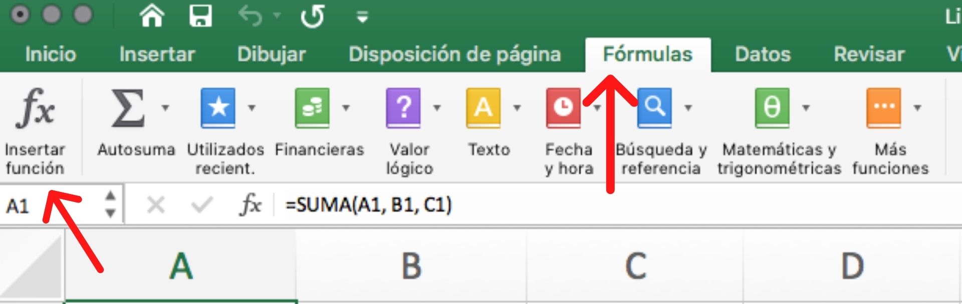 Insertar función para resolver uno de los tipos de errores comunes en Excel