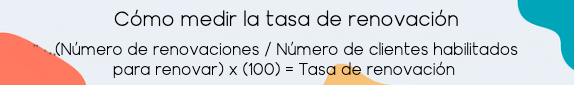 Fórmula de la tasa de renovación