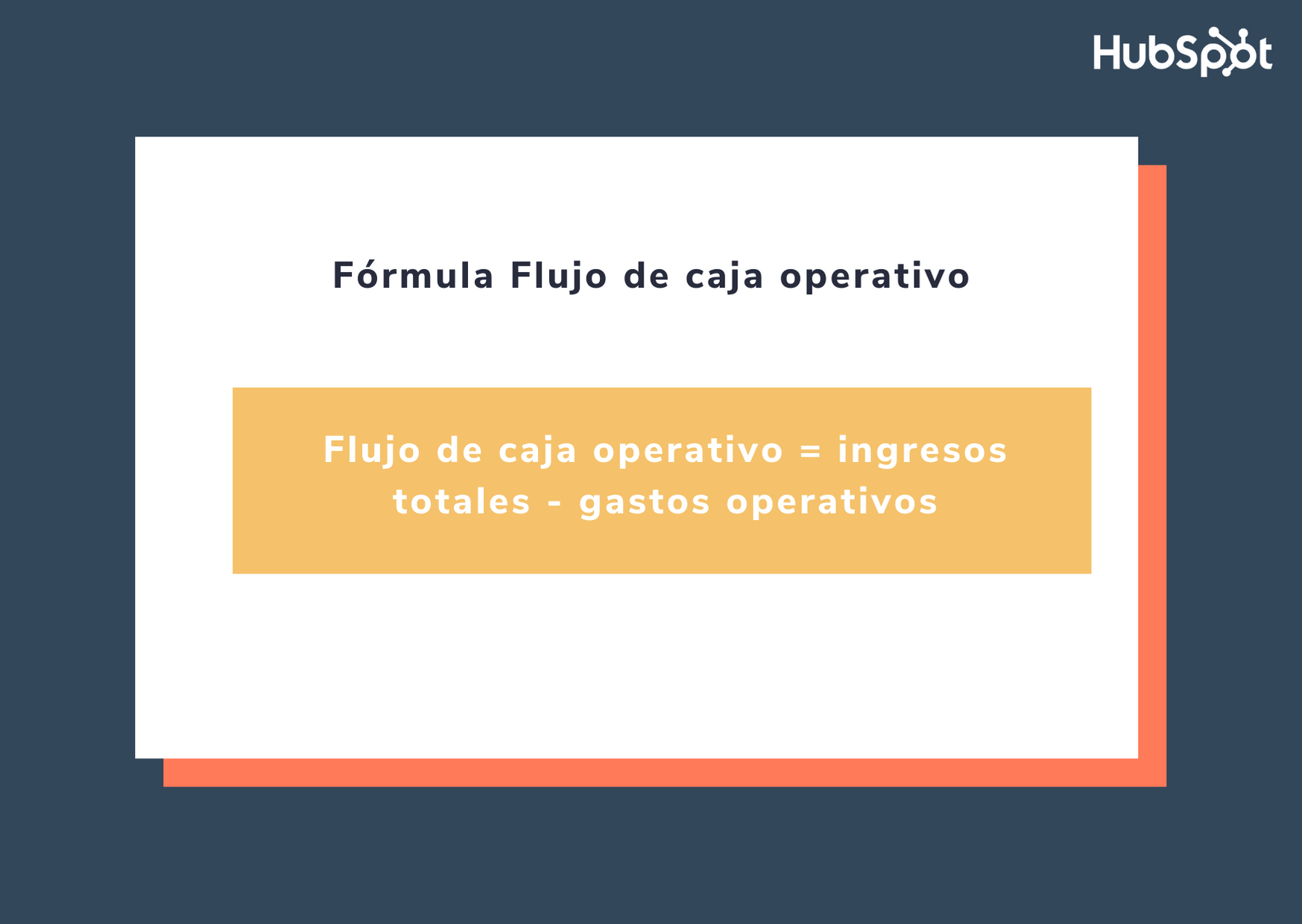 Fórmula del flujo de caja operativo