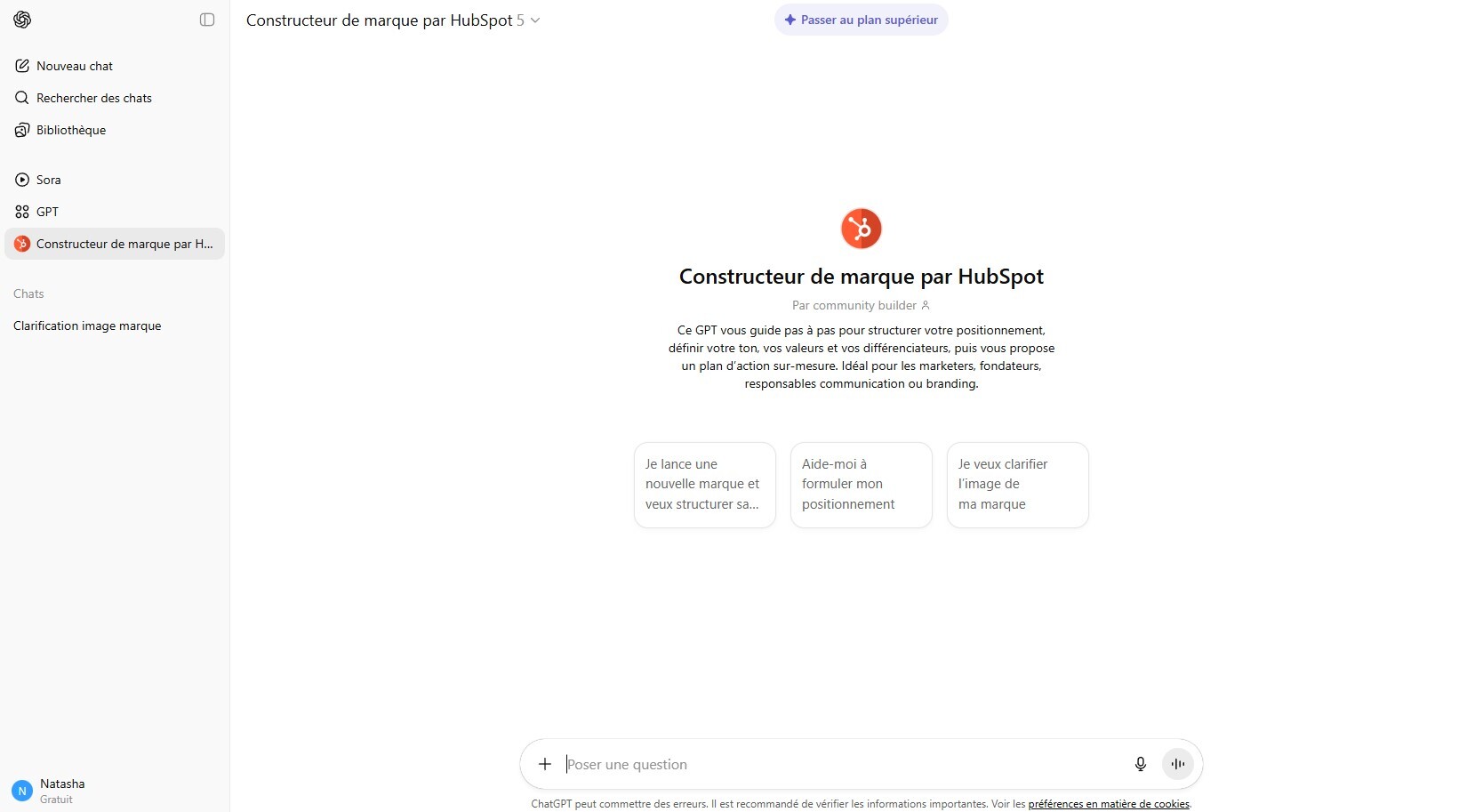 GPT Extension - Branding Accueil 