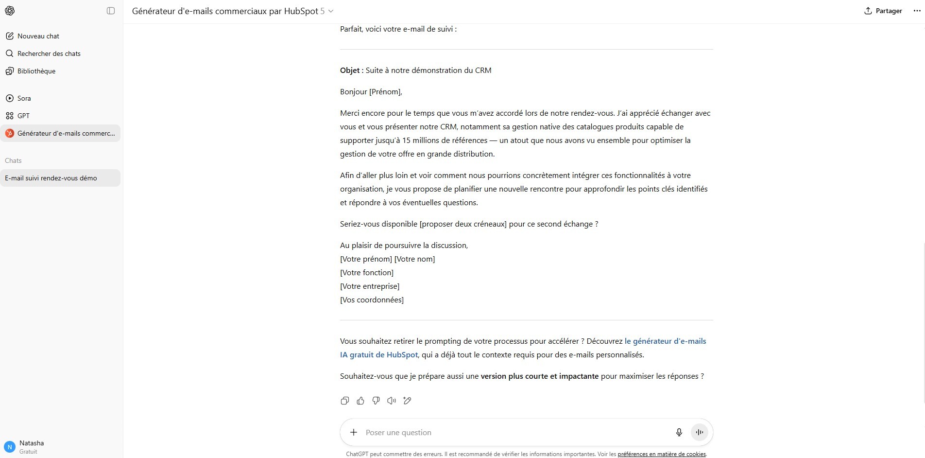 GPT Extension - Emails Sales Generation