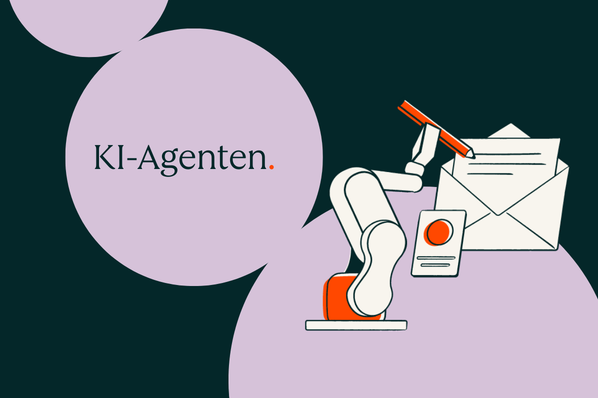 KI-Agent schreibt Text