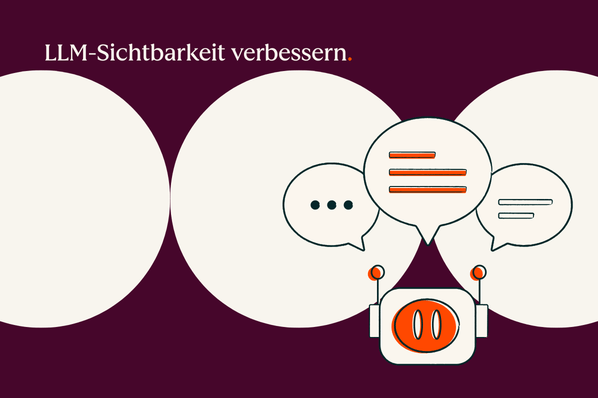 KI gibt Text aus der für LLM-Sichtbarkeit verbessert wurde