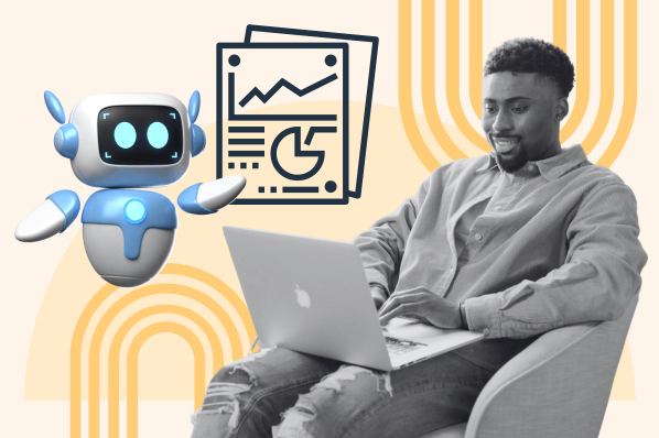 Marketer benutzt KI zur Berichterstattung und Reporting