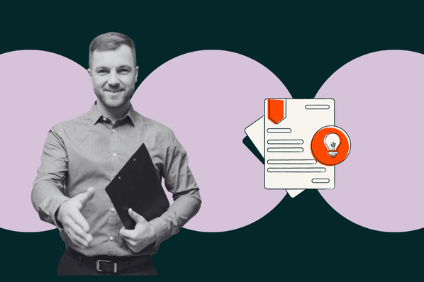 Person gibt Handschlag nach erfolgreichem Sales Pitch