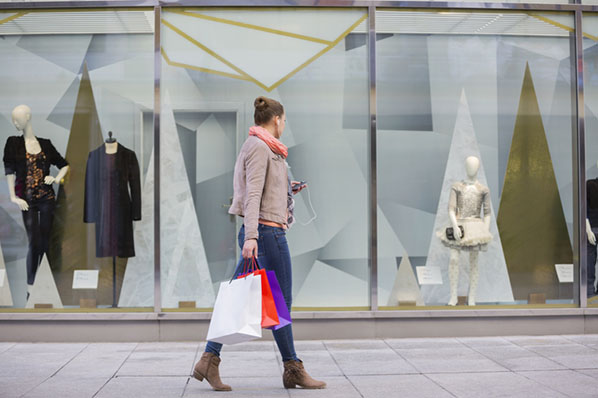 Schaufenster als Beispiel für Visual Merchandising