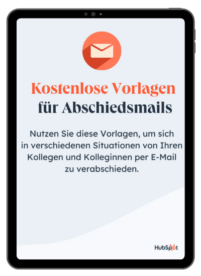 Abschiedsmails-Vorlagen