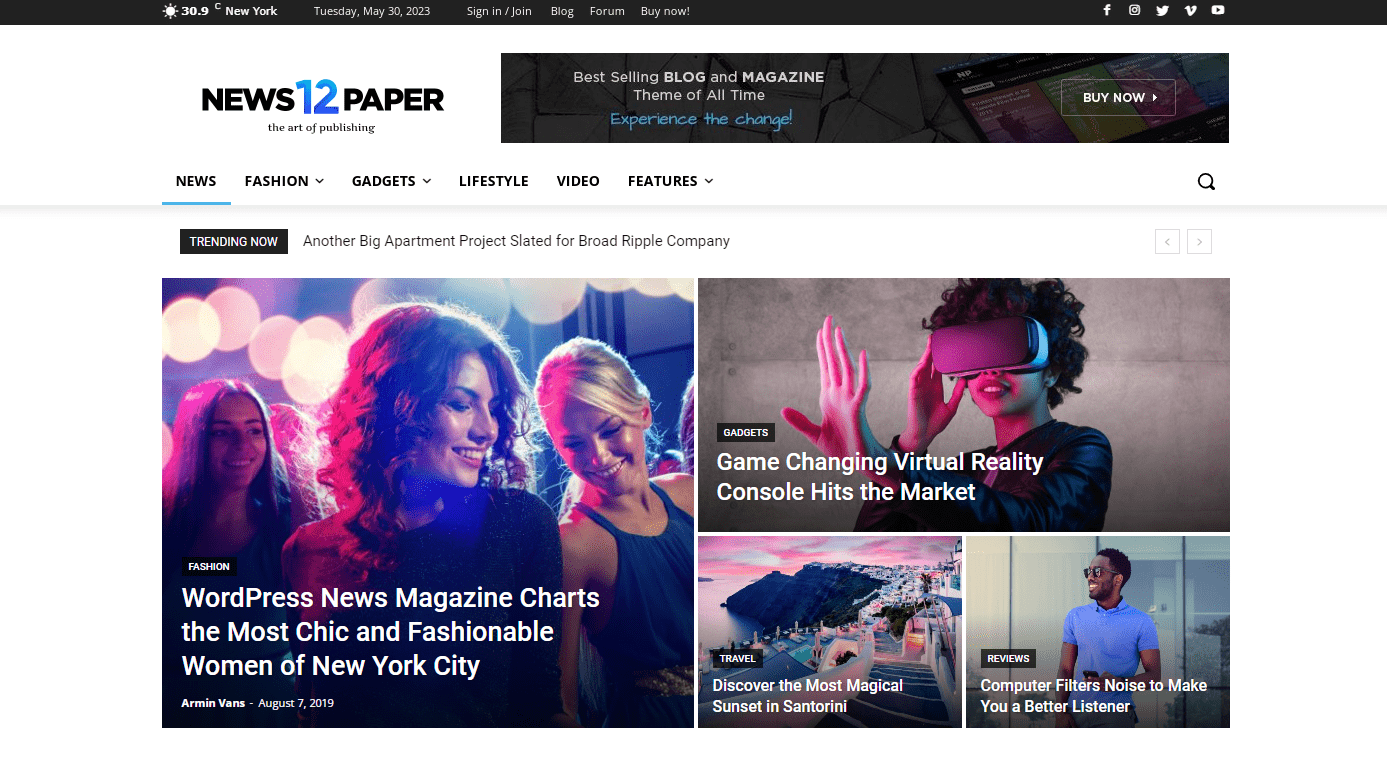newspaper wordpress themes, Newspaper