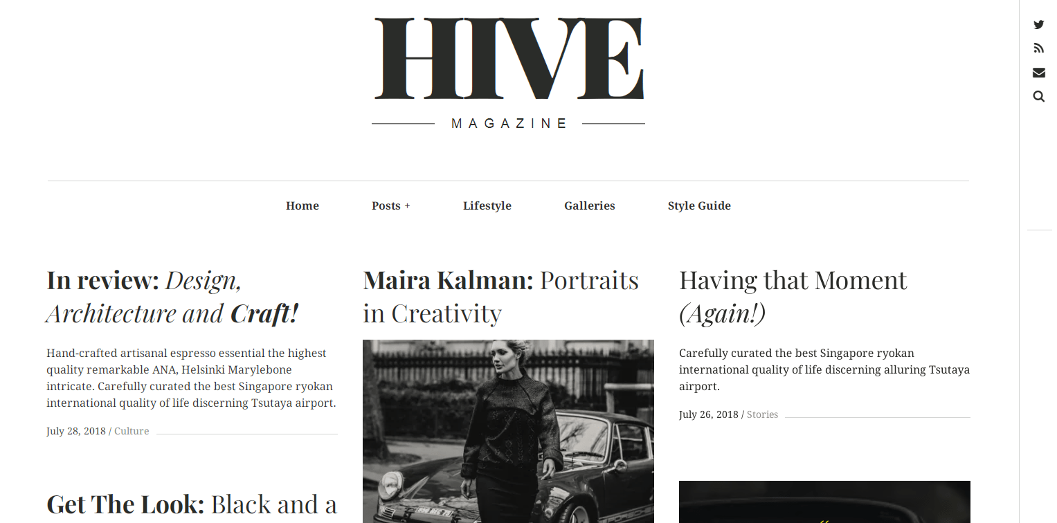 newspaper wordpress themes, Hive