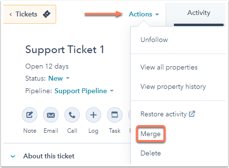 Ticket-Merge-hubSpot