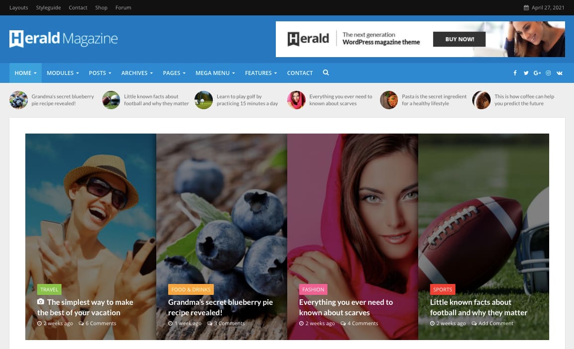 wordpress affiliate marketing theme; herald