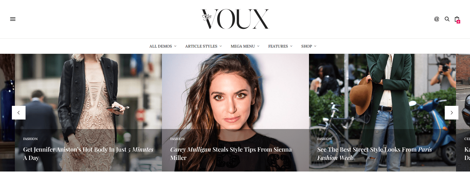 newspaper wordpress themes, The Voux