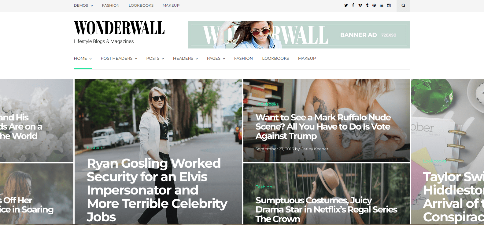 newspaper wordpress themes, Wonderwall