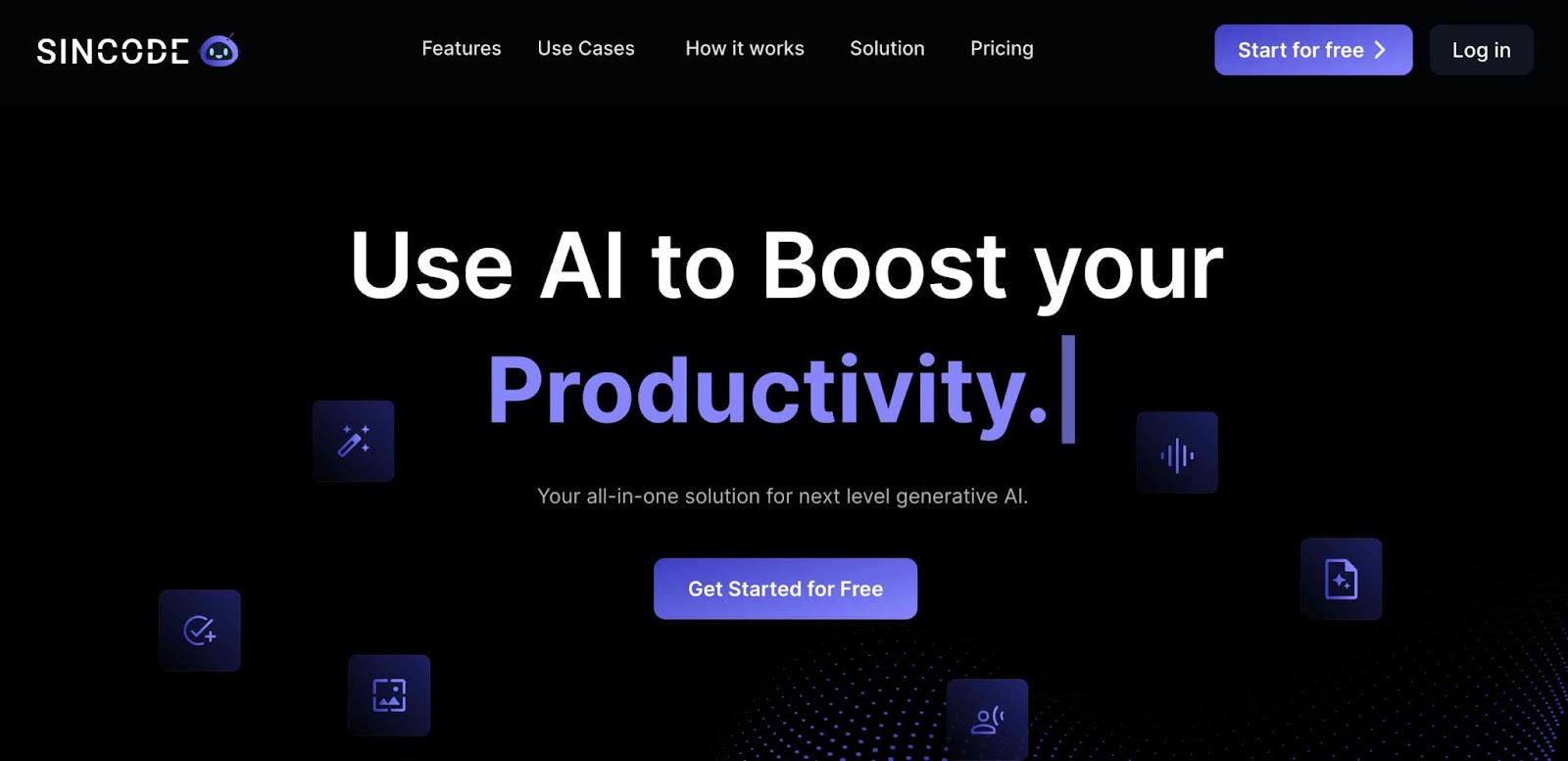 ai code: sincode