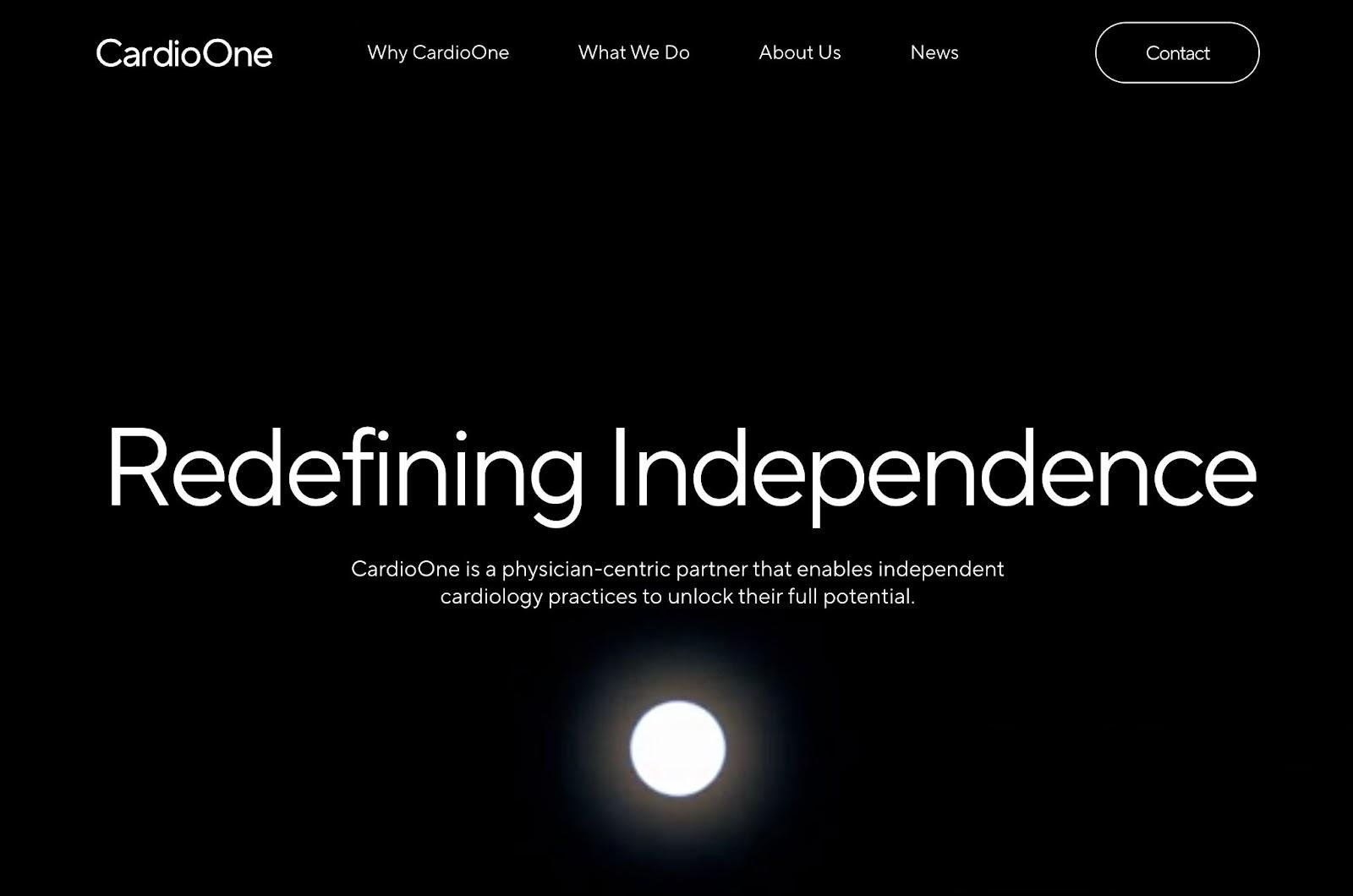 dark website themes, cardioone