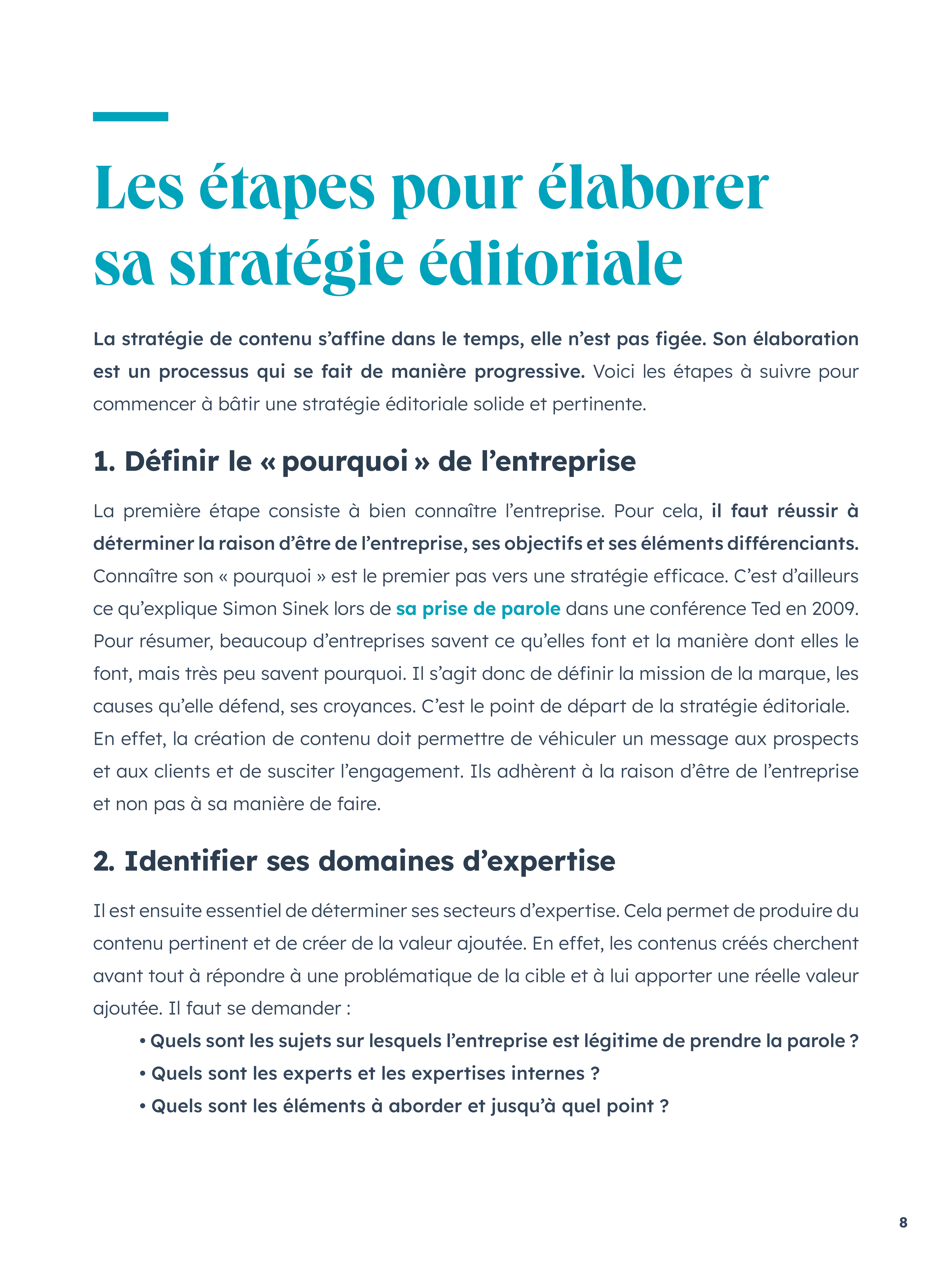 Le modèle pour bâtir sa stratégie éditoriale