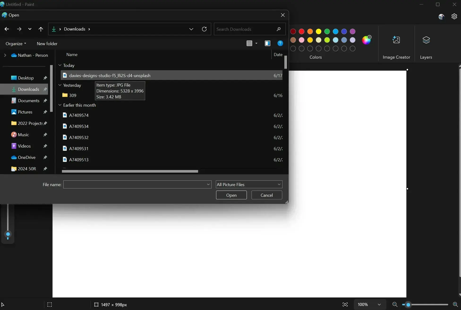 how to reduce image pixel size in ms paint: upload an image