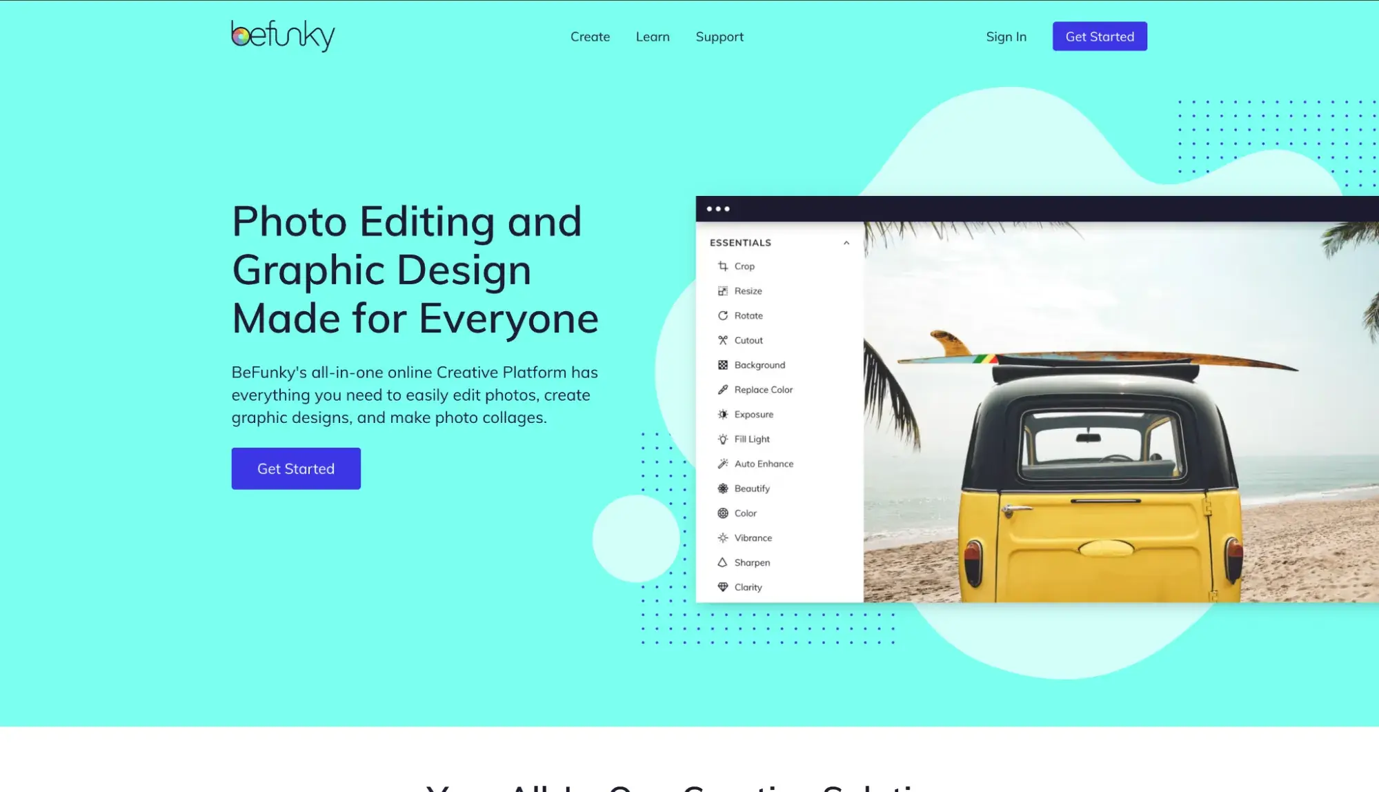 image resizing tools: befunky