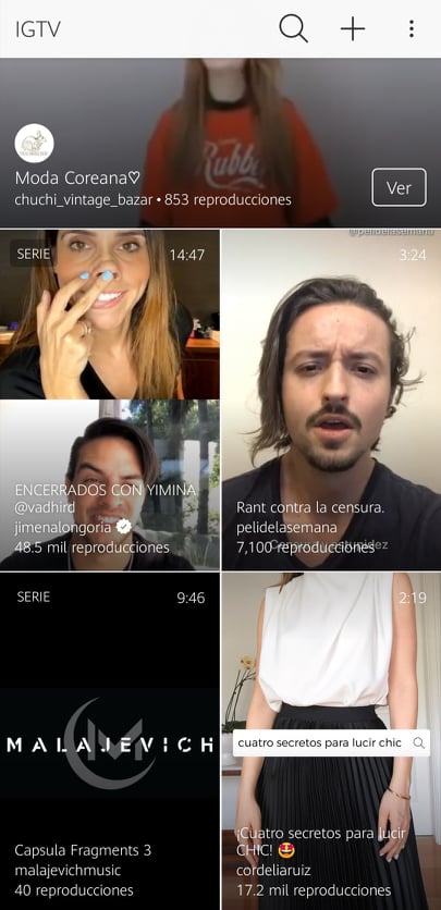 IGTV para tu marketing en Instagram