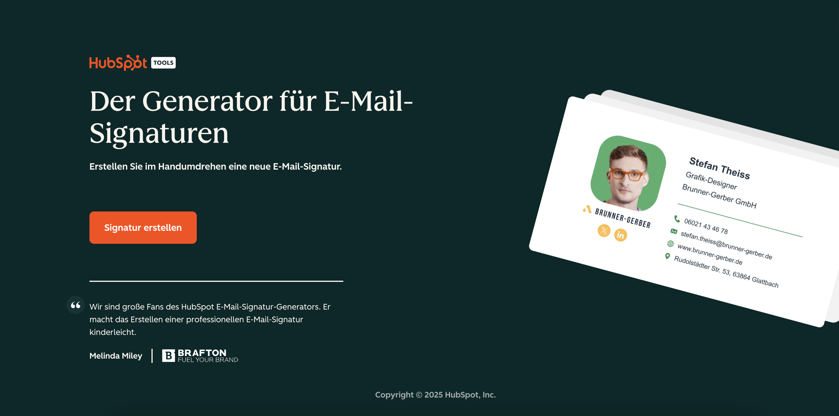 Generator für E-Mail-Signaturen
