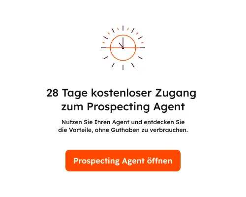 Jetzt zahlen Sie ausschließlich für empfohlene Leads, nicht für laufende Beobachtung. Nur 1&nbsp;€ pro Lead. Testen Sie 28&nbsp;Tage kostenlos.
