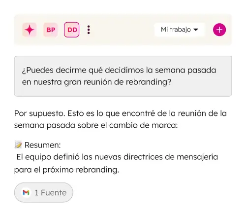 Las recomendaciones se adaptan a tu cargo y al rendimiento real de la empresa